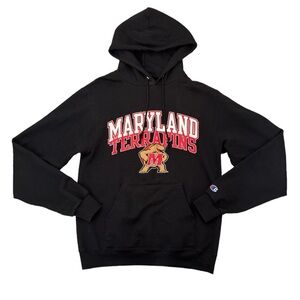 Black Maryland Terrapins Champion Hoodie